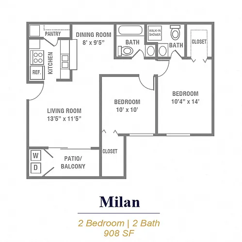 Floor plan Milan