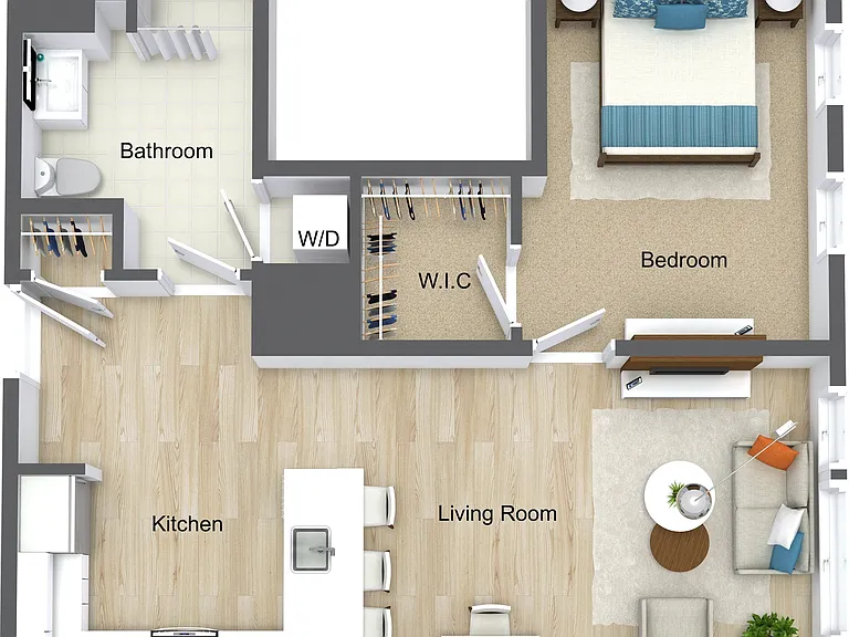 1 Bedroom 1 Bathroom 1 Bedroom 1 Bathroom