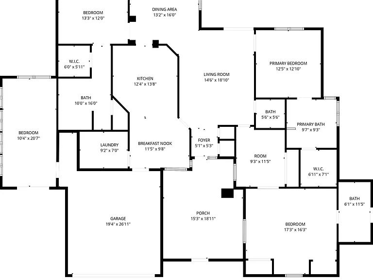 Floor Plan with Dimensions