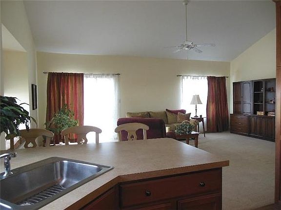 View Of Living Room/Great Room From Kitchen