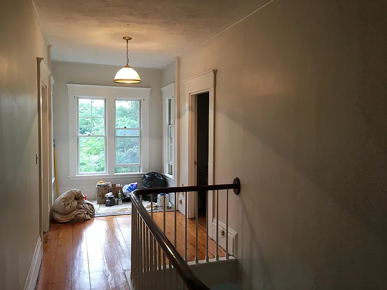 Upstairs hallway - spacious and bright