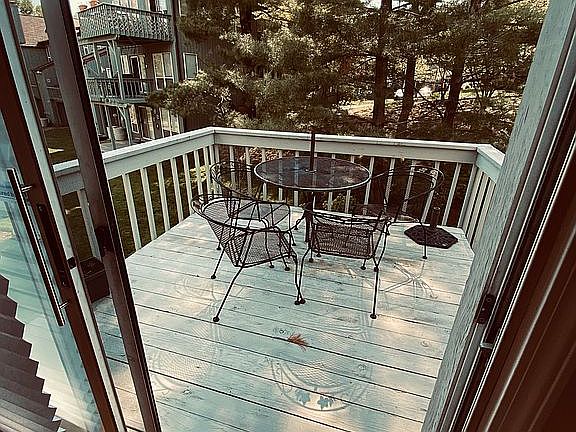 Deck from dining room