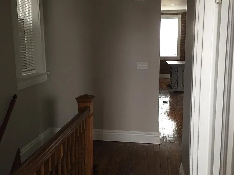 short hallway to utility room