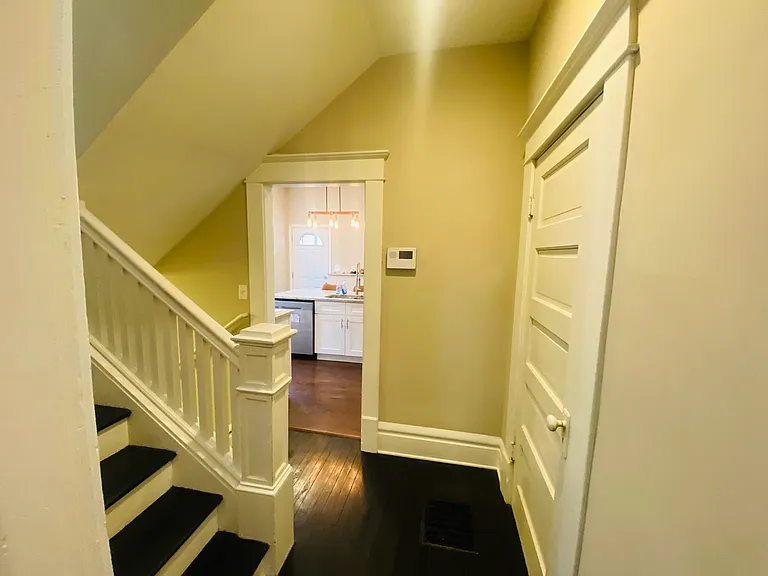 Heading upstairs