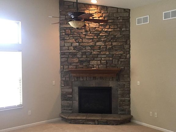Corner Stone Fireplace
