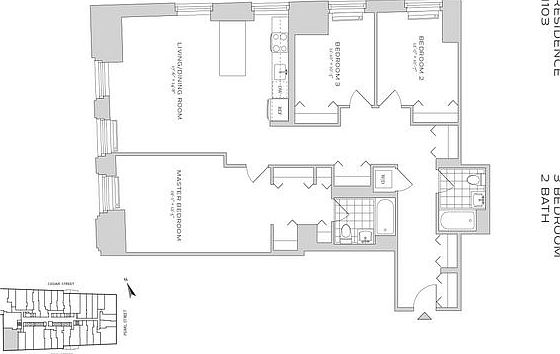 2nd image of 70 Pine St APT 1103