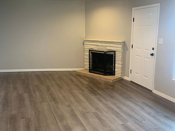 large living room with a coat closet