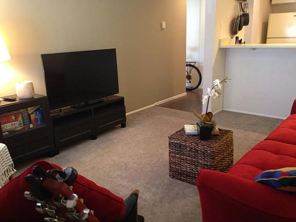 living room facing bar counter