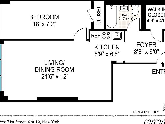 2nd image of 30 W 70th St APT 1A