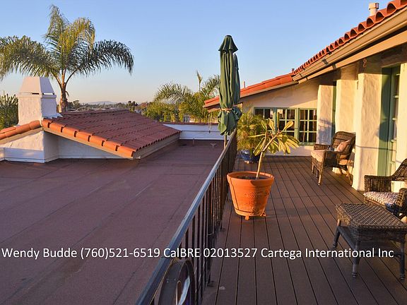 Spacious deck