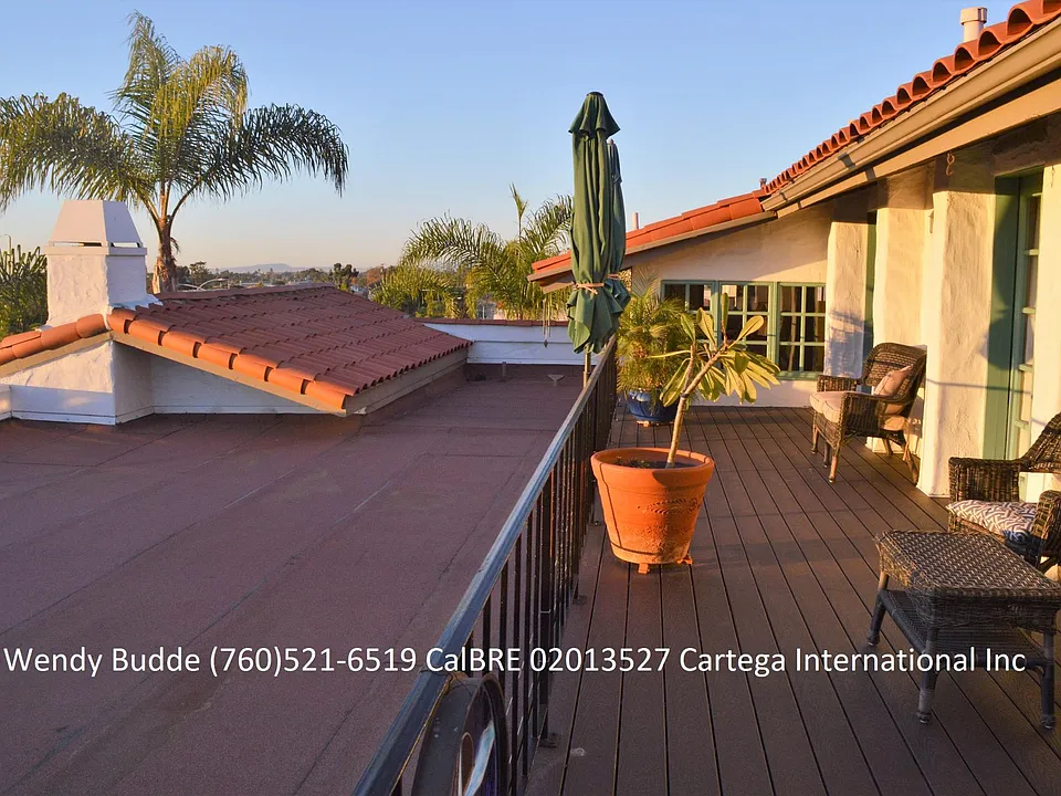 Spacious deck