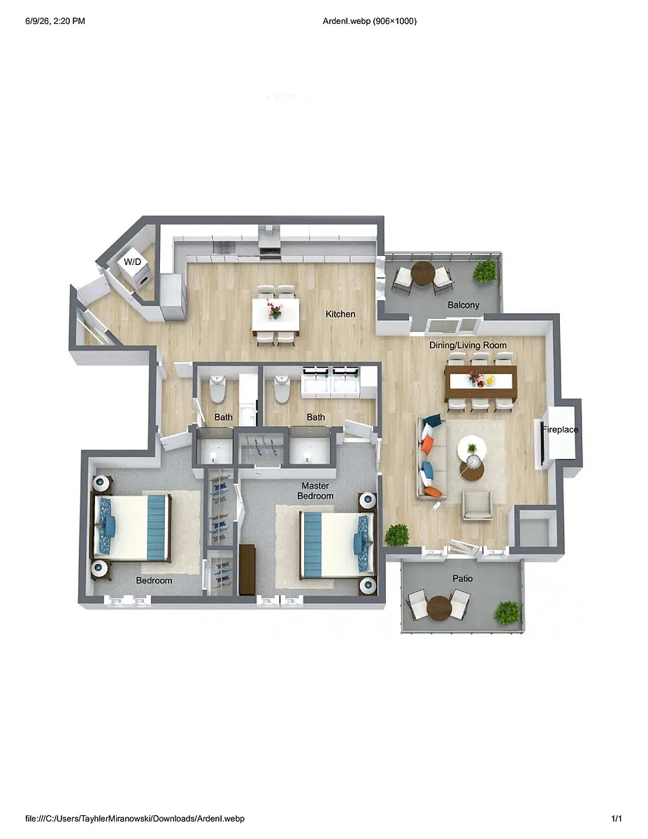 Floor plan Arden