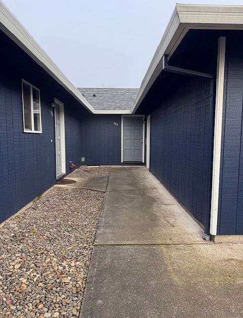 front of unit