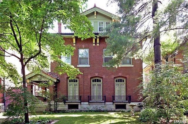 3 story Exterior front, facing north
