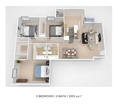 Floor plan 3 Bedroom