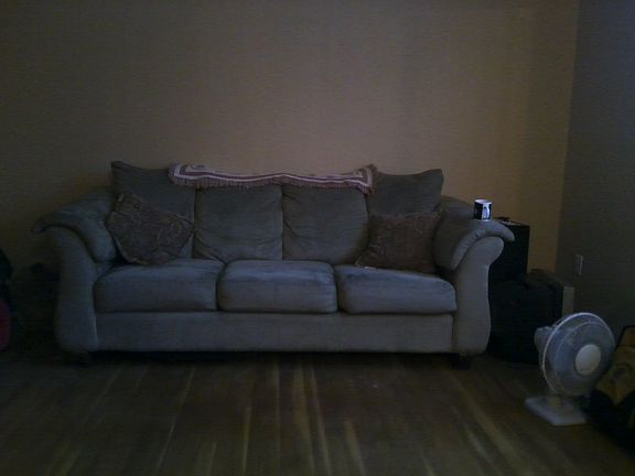 living room after