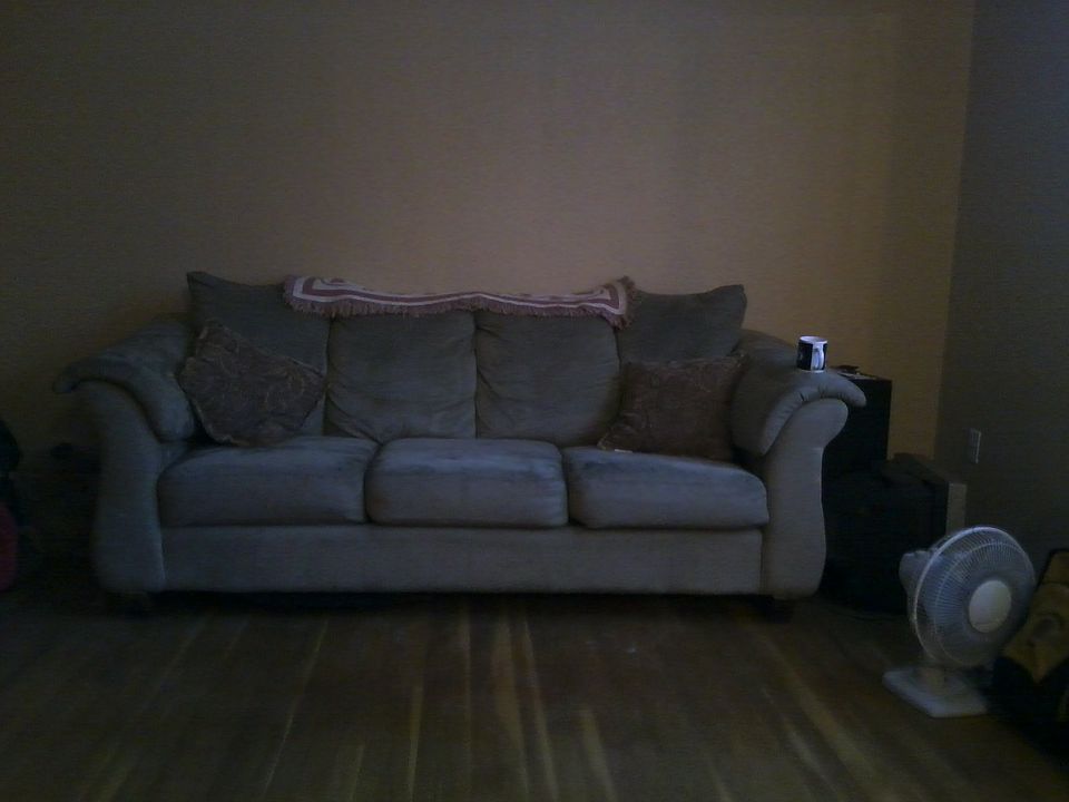 living room after