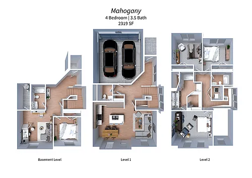 Floor plan Crestview Ridge - Mahogany