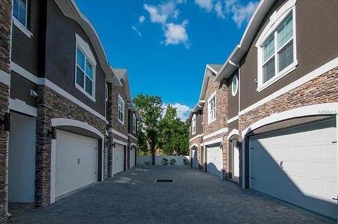 The unit is on the right. There are only 8 homes in the community. 2 car garage with guest parking.