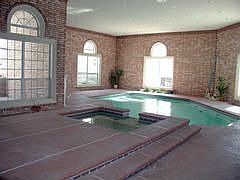 Indoor pool and spa