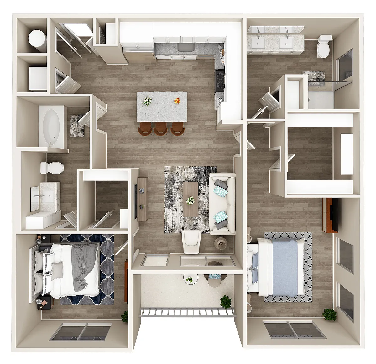 Floor plan B2