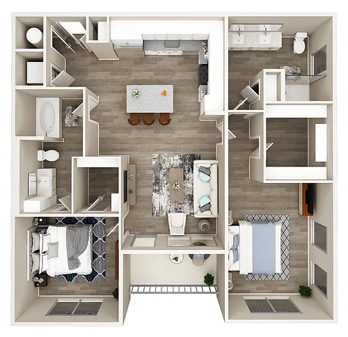 Floor plan B2