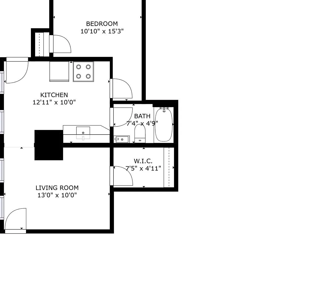 1 bed, 525 sqft, $1,625 — Photo 4