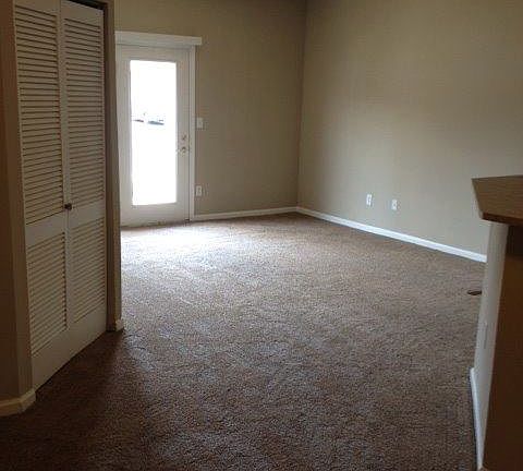 View of the living room from the dining room