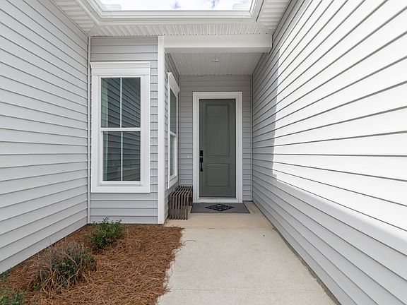 Welcoming covered porch