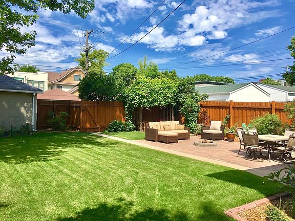 Back Patio with Cedar Privacy Fence