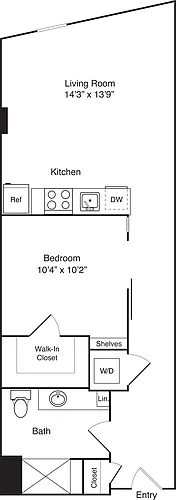 Floor plan A02A