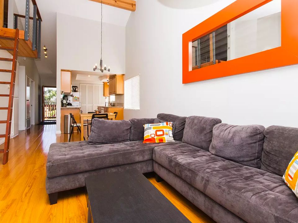 Main living space, lots of natural light