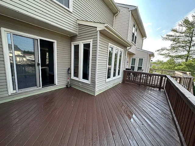 Deck freshly painted