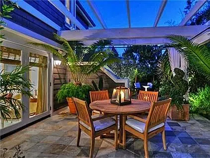 Downstairs patio