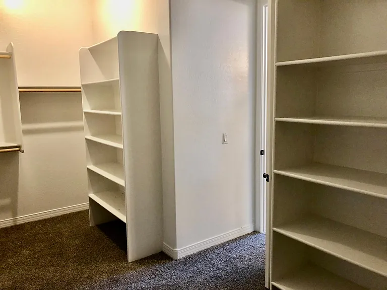 Built in shelves