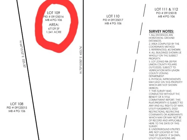 LOT 109 Archie Ln, Monroe, NC 28112