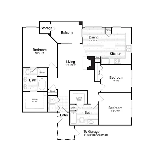 Floor plan C1
