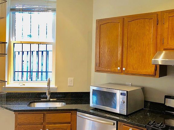 Sink and window overlooking garden.