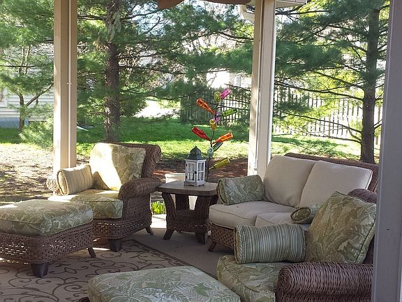 Covered Patio W/tv HOOKUP