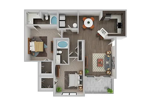 Floor plan D2 Upgraded
