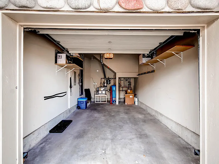 Private heated garage