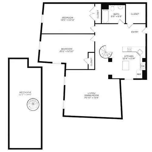 Floor plan B16