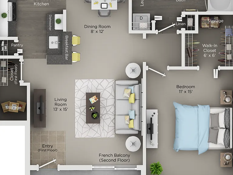 A1R floor plan The Chapman