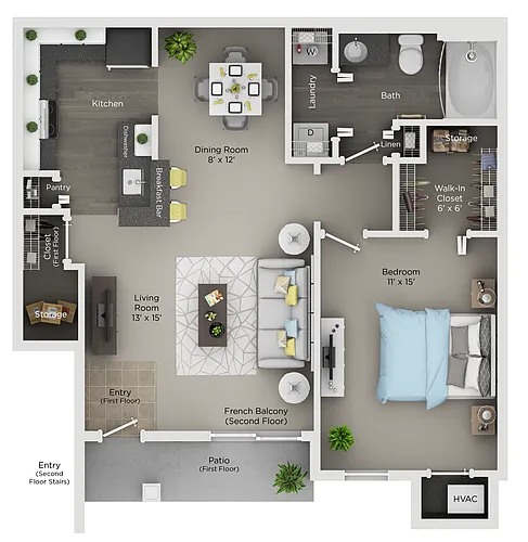 Floor plan A1R
