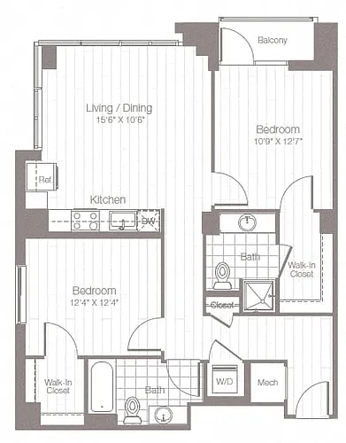 Floor plan B6