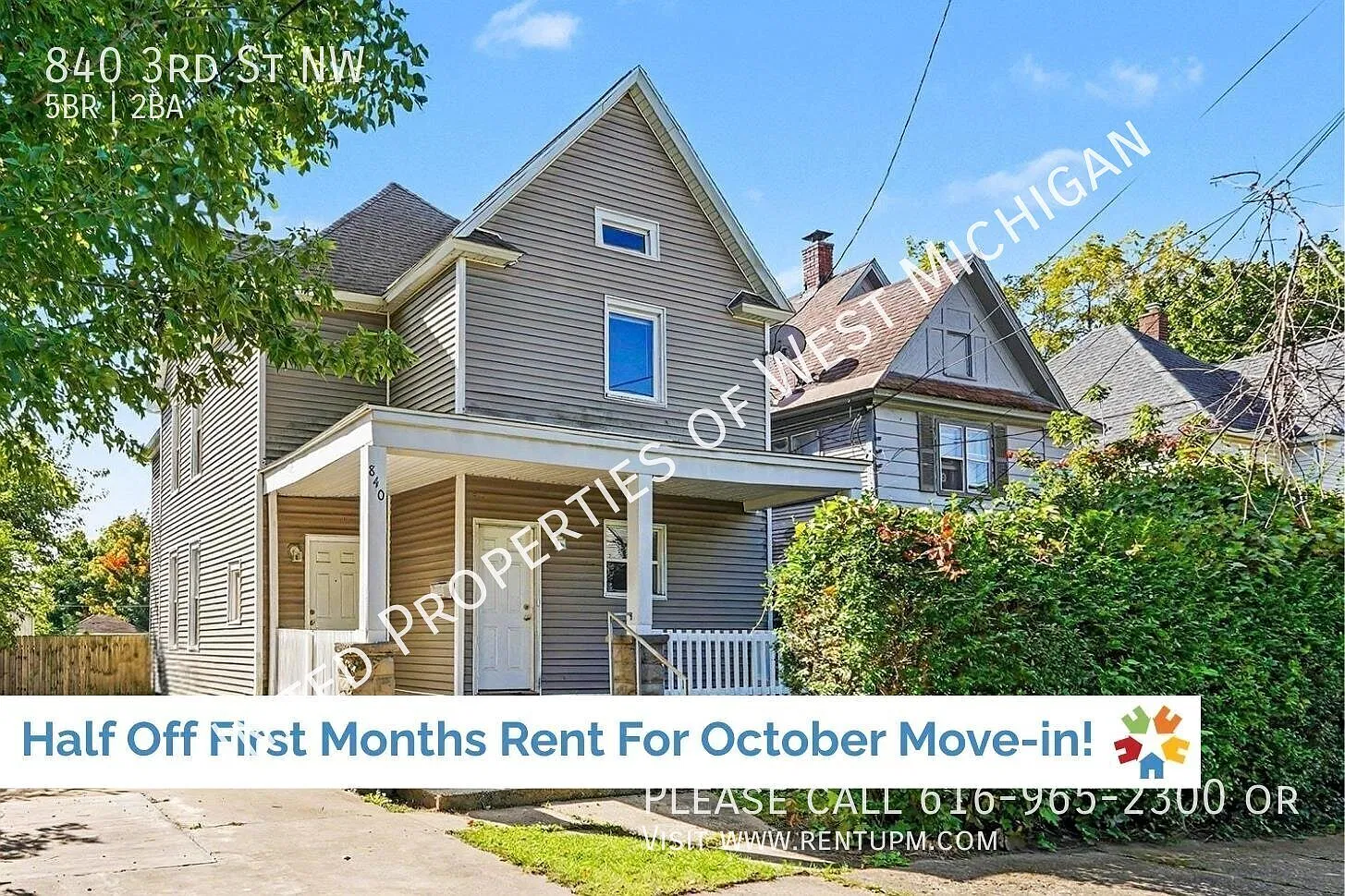 Available Now | Spacious 5 Bedroom, 2 Bathroom Single Family Home in the West Grand Neighborhood ... — Photo 1