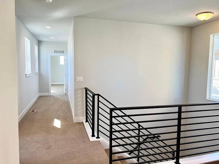 Hallway to separated Master Suite.