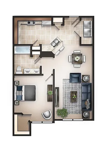 Floor plan The Bismark