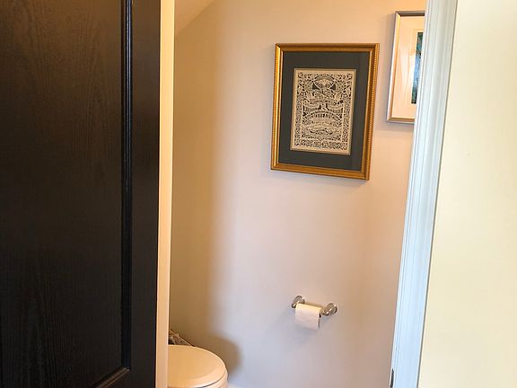 1/2 bath off kitchen