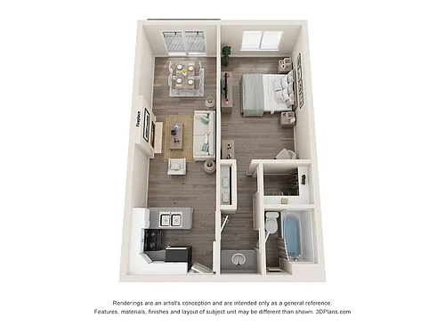 Floor plan pp1x1r